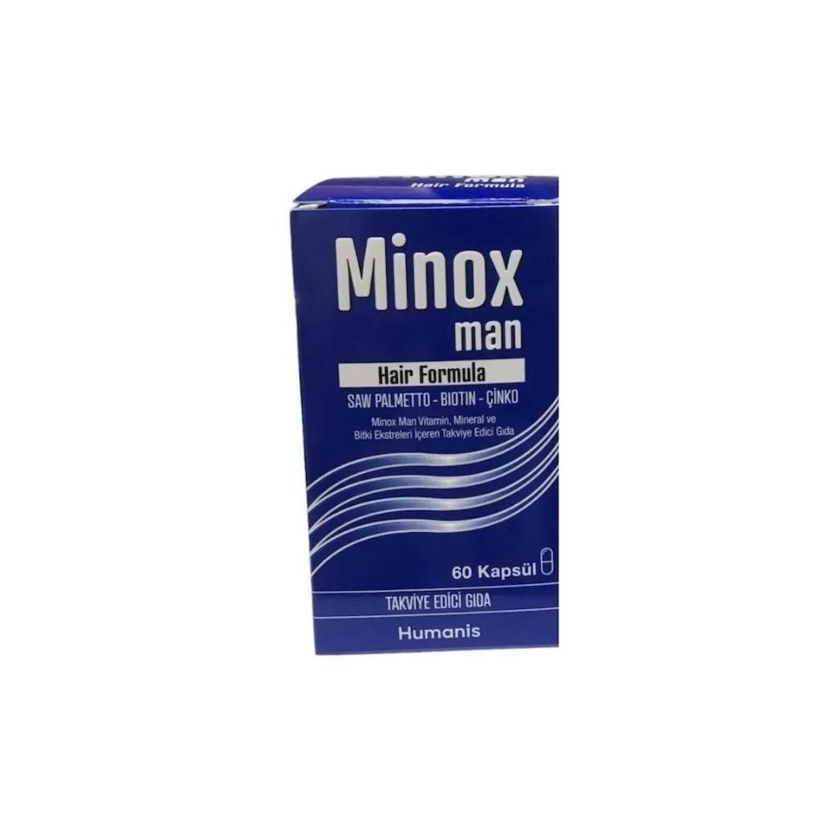 Minox Man Sade Yetişkin Bitkisel Besin Desteği 60 Kapsül