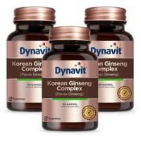 Dynavit Korean Ginseng Complex Sade Yetişkin Bitkisel Besin Desteği 3x30 Tablet