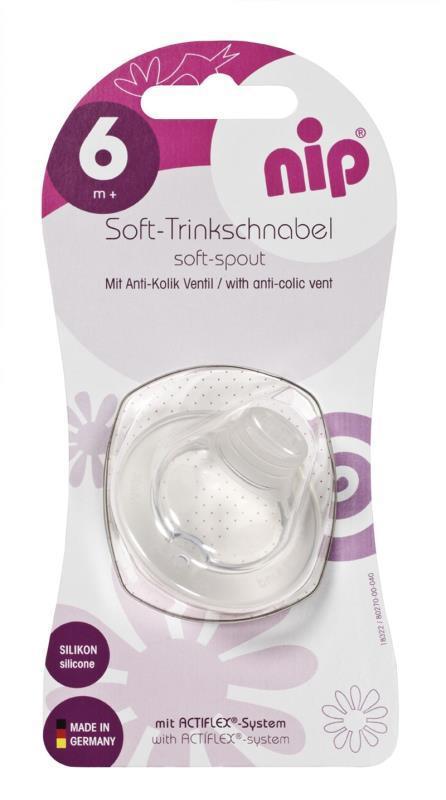 Nip Soft Spout Silikon Yenidoğan 0+ Ay Yavaş Akışlı Dar Ağızlı Biberon Emziği