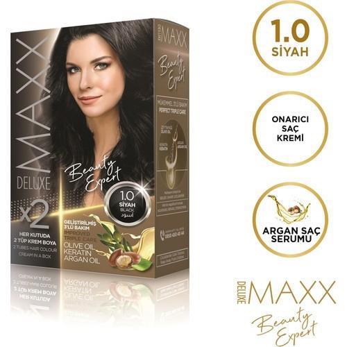 Maxx 1.0 Siyah Krem Saç Boyası 60 ml