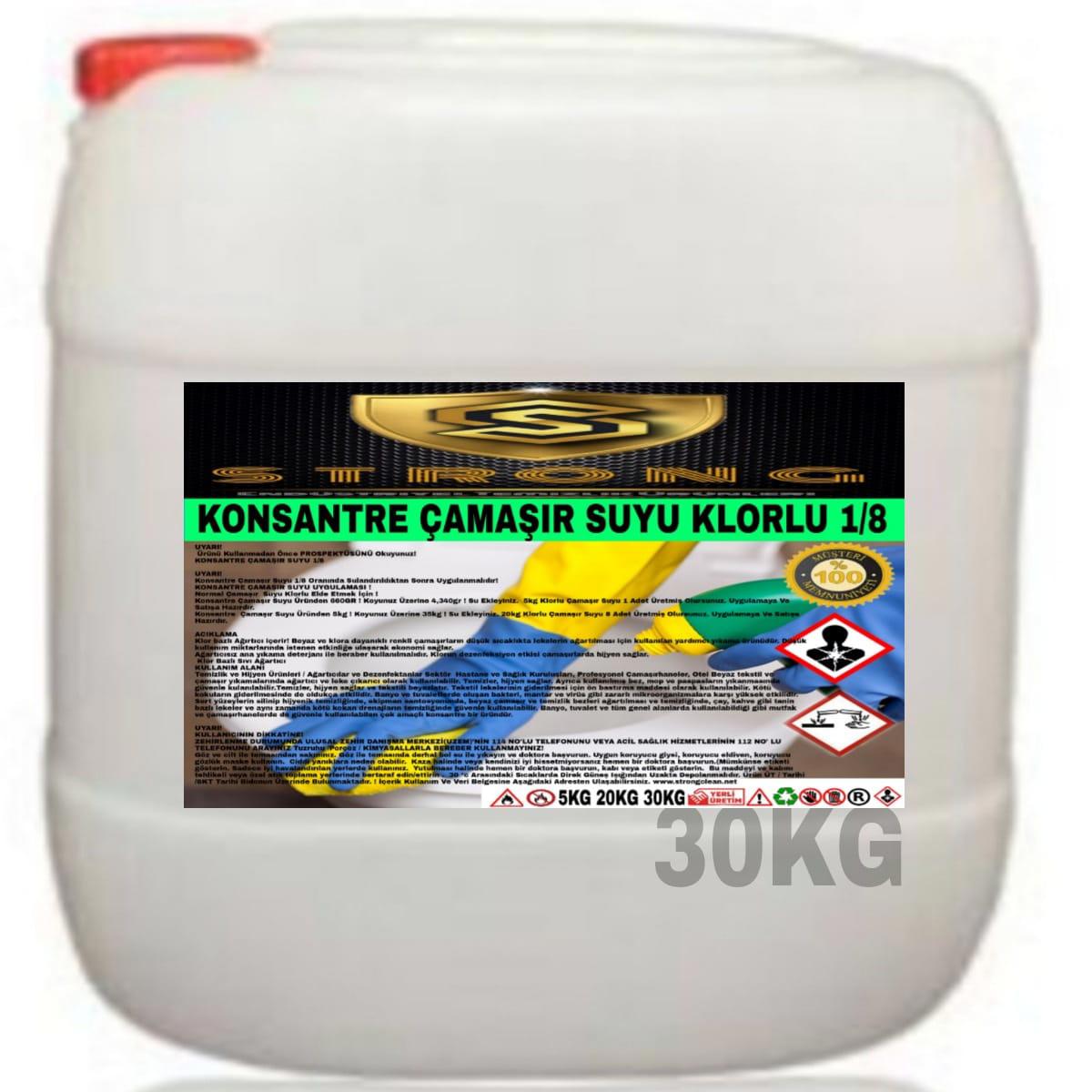 Strong Beyazlar İçin Konsantre Çamaşır Suyu 30 kg