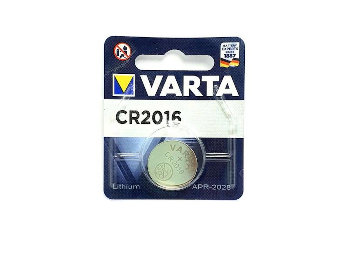 Varta CR2016 Lityum Düğme Pil 5'li