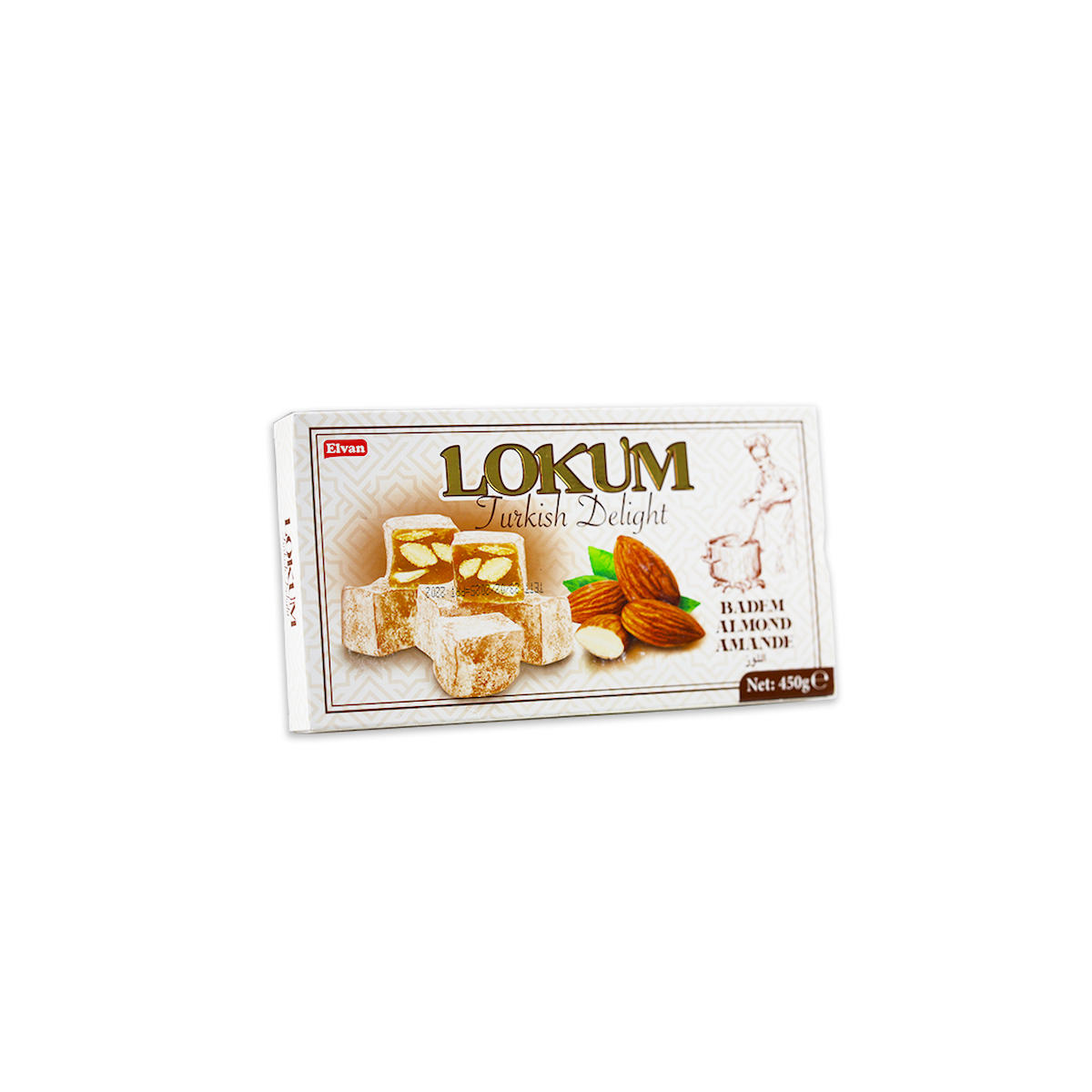 Elvan Bademli Lokum 450 gr