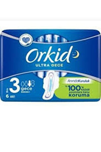 Orkid Ultra Extra İnce 6'lı Hijyenik Ped 1 Adet