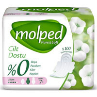 Molped Pure & Soft Organik İnce 7'li Hijyenik Ped 5 Adet