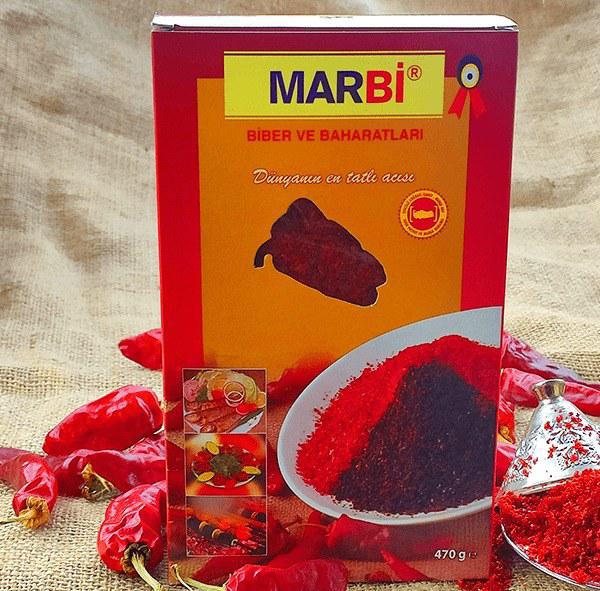 Marbi Biber Ve Baharat Vegan Pul Biber Toz 450 gr