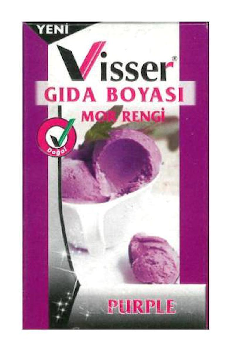 Visser Glutensiz Gıda Boyası Mor Toz 9 gr