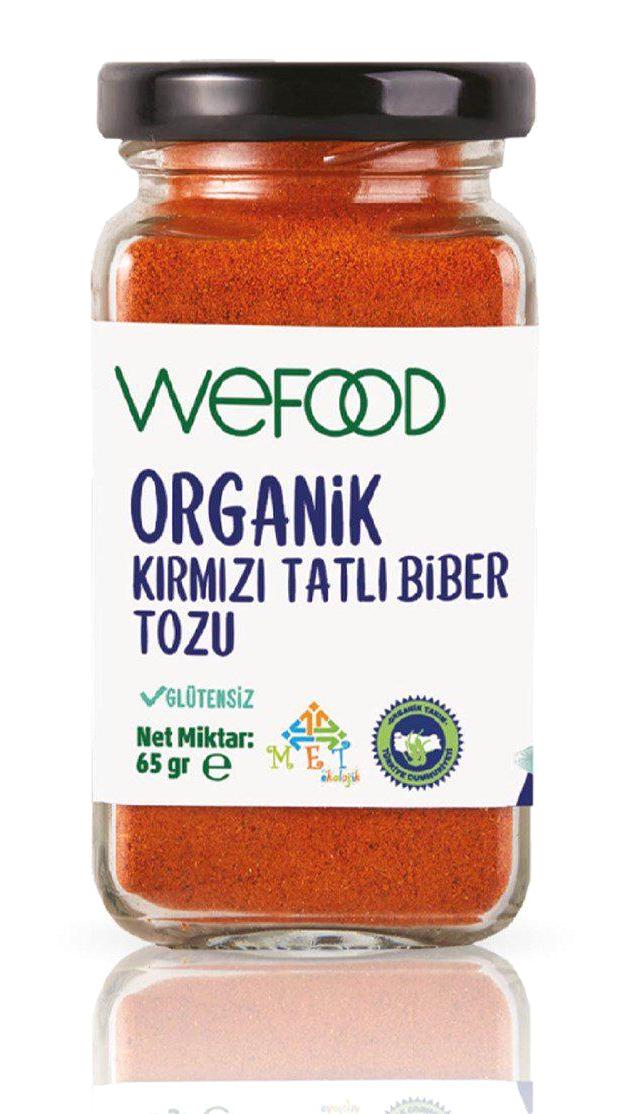 Wefood Doğal Biber Toz 65 gr