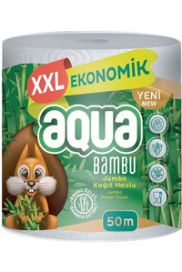 Aqua Bambu 3 Katlı Tekli Rulo Kağıt Havlu