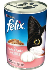 Felix Alabalık-Somonlu Yetişkin Yaş Kedi Maması 2x400 gr