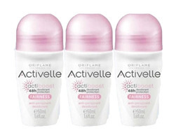 Oriflame Activelle Fairness Roll-On Kadın Deodorant 3x50 ml