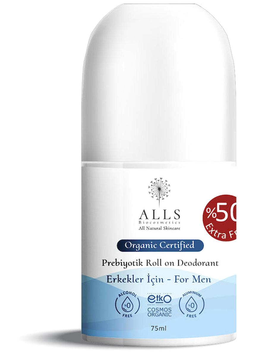 Alls Biocosmetics Roll-On Erkek Deodorant 75 ml