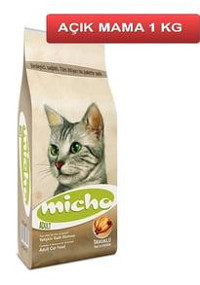 Micho Hamsi Pirinç Tavuklu Yetişkin Kuru Kedi Maması 1 kg