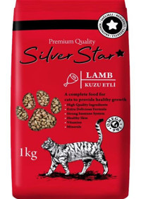 Silver Star Kuzu Etli Yetişkin Kuru Kedi Maması 1 kg