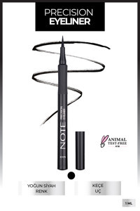 Note Precision Mat Siyah Kalıcı İnce Uçlu Likit Eyeliner