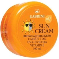 Gabrini Havuç Yağı 2 Faktör Vücut İçin Bronzlaştırıcı Krem 100 ml