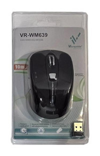 Versatile VR-WM639 Kablosuz Siyah Optik Mouse