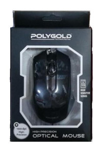 Polygold PG-892 Kablolu Siyah Optik Mouse