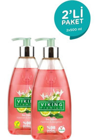 Viking Premium Bergamot-Hanımeli Sıvı Sabun 2x500 ml