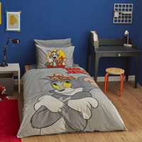 Karaca Home Tom ve Jerry Friends Forever %100 Pamuk Tek Kişilik Nevresim Takımı