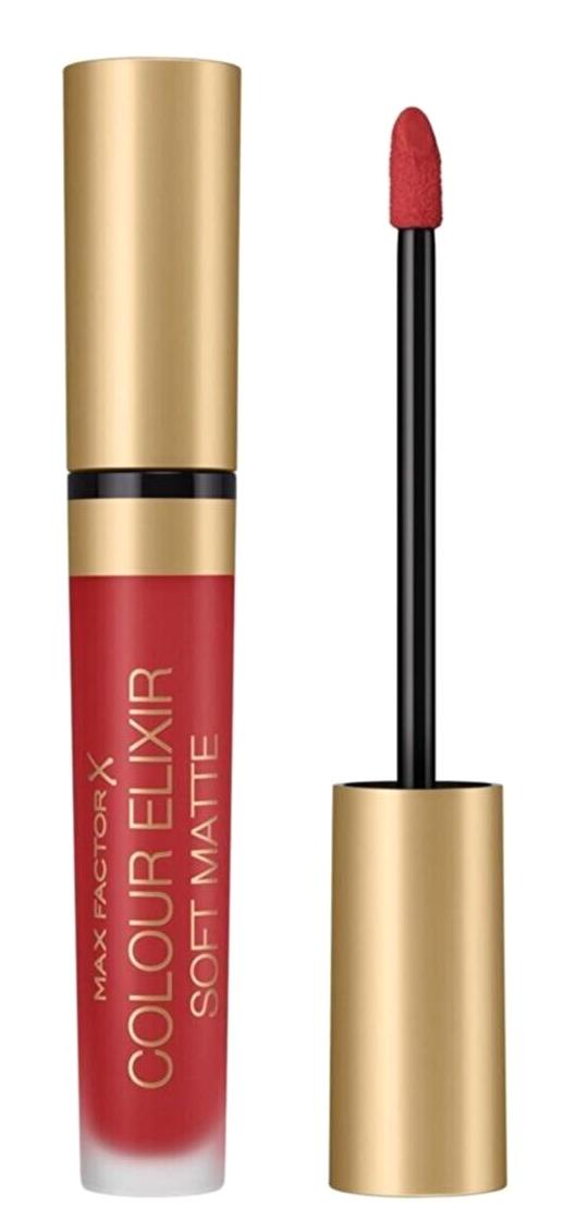 Max Factor 030 Crushed Ruby Dudak Dolgunlaştırıcı Mat Likit Fırçalı Ruj