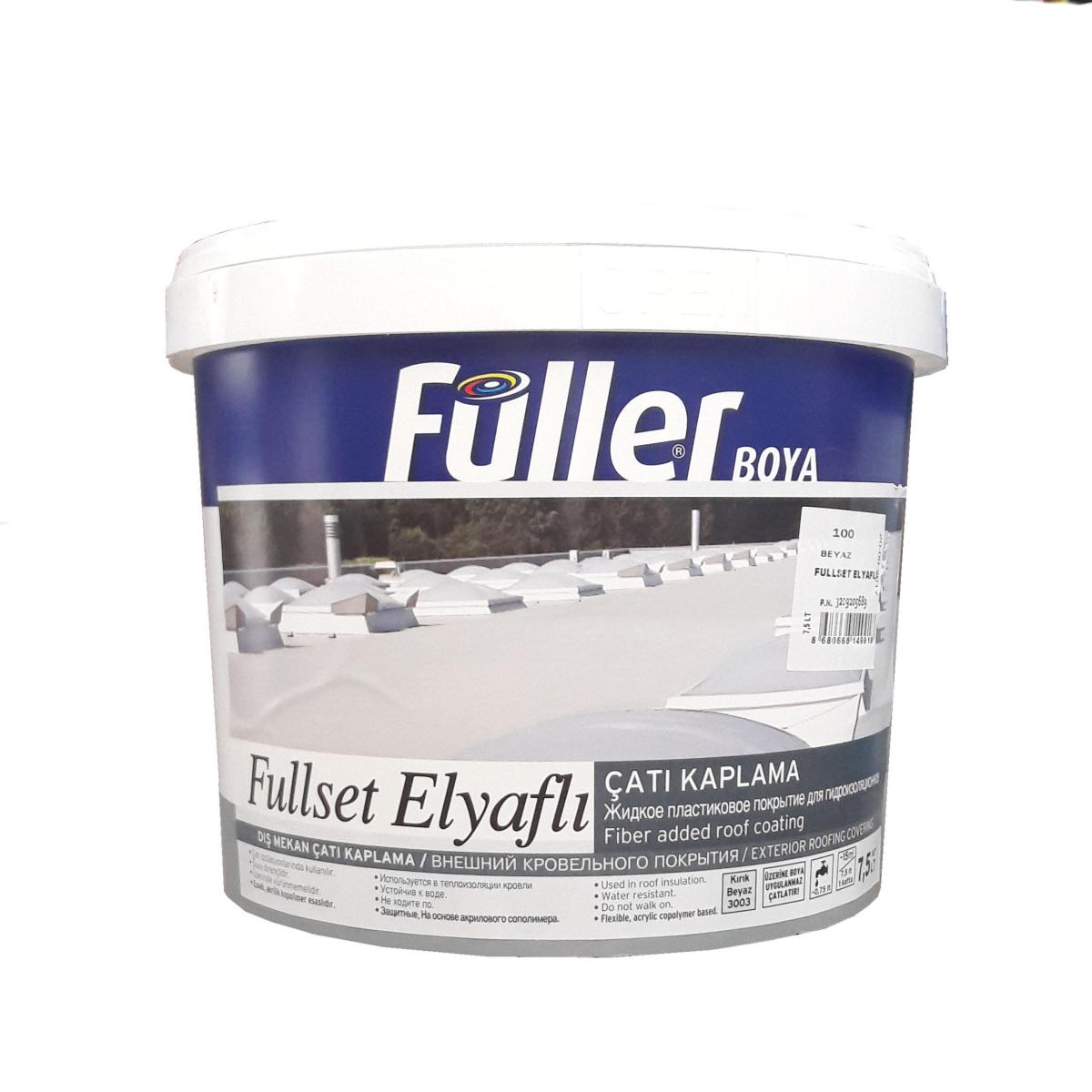 Füller Fullset Elyaflı Su Bazlı Dış Cephe Boyası 7.5 lt Beyaz