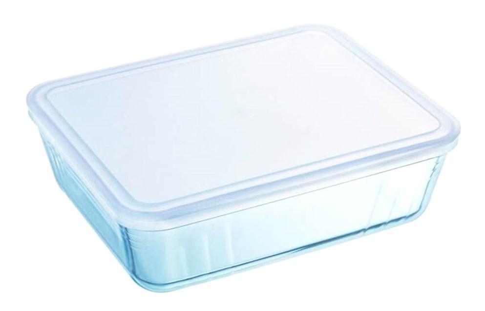 Pyrex 2 Parça Dikdörtgen Cam Saklama Kabı 1.5 lt