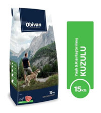 Obivan Kuzu Etli Yetişkin Kuru Köpek Maması 15 kg