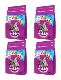 Whiskas Ton Balıklı-Sebzeli Yetişkin Kuru Kedi Maması 4x300 gr