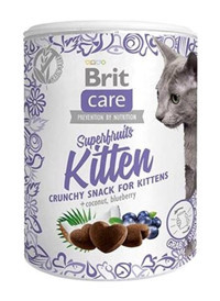 Brit Care Superfruits Tavuklu Yavru Kedi Ödül Maması 100 gr