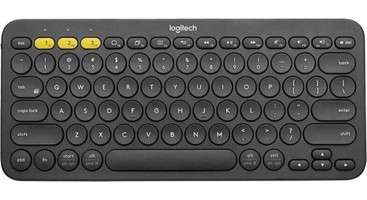 Logitech K380 Q Kablosuz Beyaz-Siyah Klavye