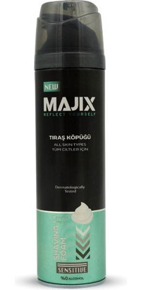 Majix Hassas Ciltler İçin Tıraş Köpüğü 200 ml