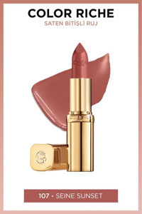 L'Oréal Paris 107 Seine Sunset Parlak Krem Lipstick Ruj