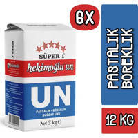 Hekimoğlu Pastalık Böreklik Buğday Unu 6x2 kg