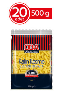 Oba Kalın Kesme Makarna 20x500 gr