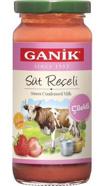 Ganik Çilekli Süt Reçeli 270 gr