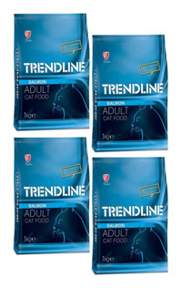 Trendline Somonlu Yetişkin Kuru Kedi Maması 4x1 kg