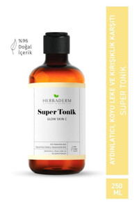 Herbaderm Glow Skin C Aydınlatıcı Leke Ve Kırışıklık Karşıtı Super Yüz Toniği 250 ml