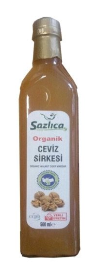 Sazlica Organik Ceviz Sirkesi 500 ml