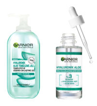 Garnier Hyaluranik Aloe Vera Yüz Temizleme Jeli 200 ml + Garnier Nemle Dolgulaştıran Serum 30 ml