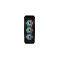 Aerocool Aero One Duo RGB Mesh Sıvı Soğutmalı 6 Fanlı Siyah Dikey Kullanım ITX Oyuncu Bilgisayar Kasası