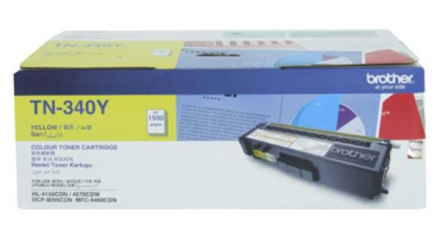 Brother TN-340Y Orijinal Sarı Toner