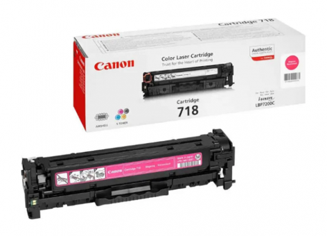 Canon CRG-718M Orijinal Kırmızı Toner