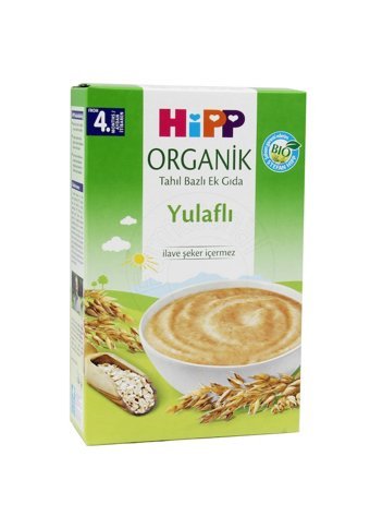 HiPP Yulaflı Laktozsuz Tahıllı Organik Kaşık Maması 200 gr