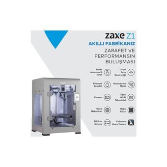 Zaxe Z1 Otomatik Kalibrasyonlu Sessiz 3D Yazıcı