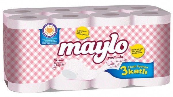 Maylo 3 Katlı Kokulu 16'lı Rulo Tuvalet Kağıdı