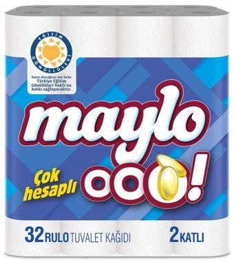 Maylo 2 Katlı 32'li Rulo Tuvalet Kağıdı