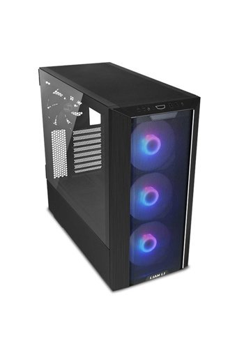 Lian LI Lancool III RGB Mesh Sıvı Soğutmalı 7 Fanlı Siyah Dikey Kullanım ATX Oyuncu Bilgisayar Kasası