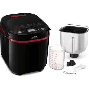 Tefal PF2208 Tek Hazneli 3 Karıştılıcılı Zaman Ayarlı 720 W Siyah Ekmek Yapma Makinesi