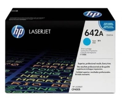 HP 642A-CB4031A Orijinal Mavi Toner